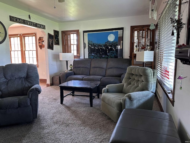 2816 E Morgan Ave, Evansville, IN 47711 - view of carpeted living area