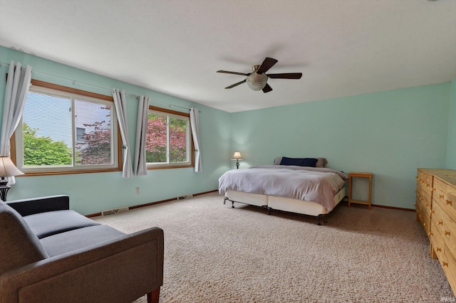 953 Handlebar Rd, Mishawaka, IN 46544 - bedroom featuring carpet floors and ceiling fan