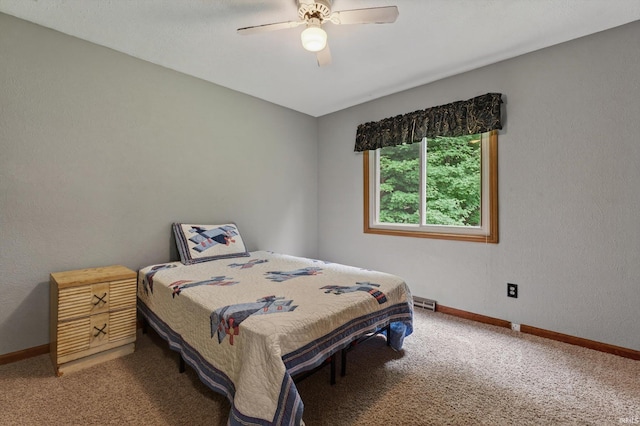 953 Handlebar Rd, Mishawaka, IN 46544 - bedroom featuring carpet and a ceiling fan