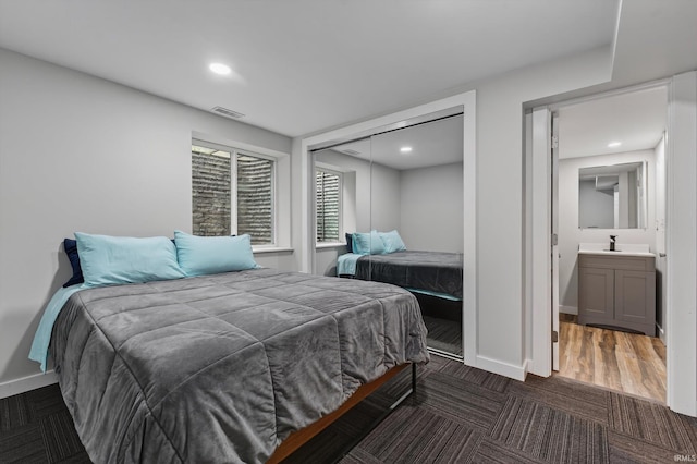 953 Handlebar Rd, Mishawaka, IN 46544 - bedroom with a closet and recessed lighting