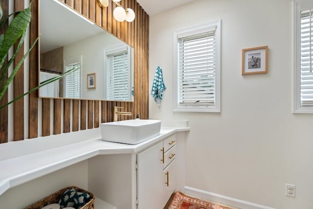 3865 E Forest Glen Ave, Leesburg, IN 46538 - full bath with vanity, plenty of natural light, and a shower