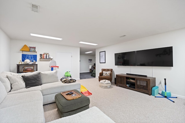 3865 E Forest Glen Ave, Leesburg, IN 46538 - living room with carpet flooring and baseboards
