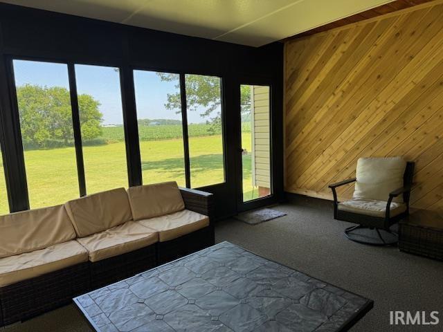 7737 N 100 E Rd, Lucerne, IN 46950 - sunroom / solarium featuring an outdoor hangout area and healthy amount of natural light