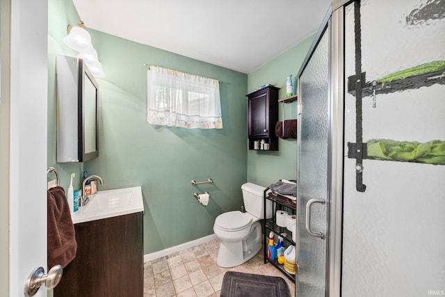 241 Sylvan Glen Dr, South Bend, IN 46615 - bathroom featuring vanity and a shower stall