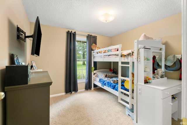 17135 Old 24 Rd, Woodburn, IN 46797 - bedroom with carpet flooring and a textured ceiling