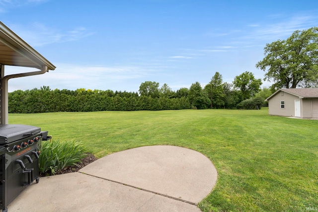 17135 Old 24 Rd, Woodburn, IN 46797 - view of grassy yard featuring a patio area