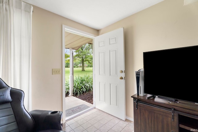17135 Old 24 Rd, Woodburn, IN 46797 - entrance foyer featuring light tile patterned floors