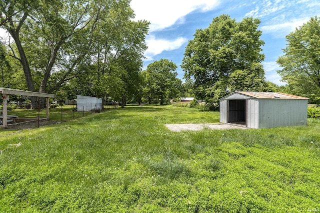 4508 Wells St, Delphi, IN 46923 - view of yard featuring an outdoor structure