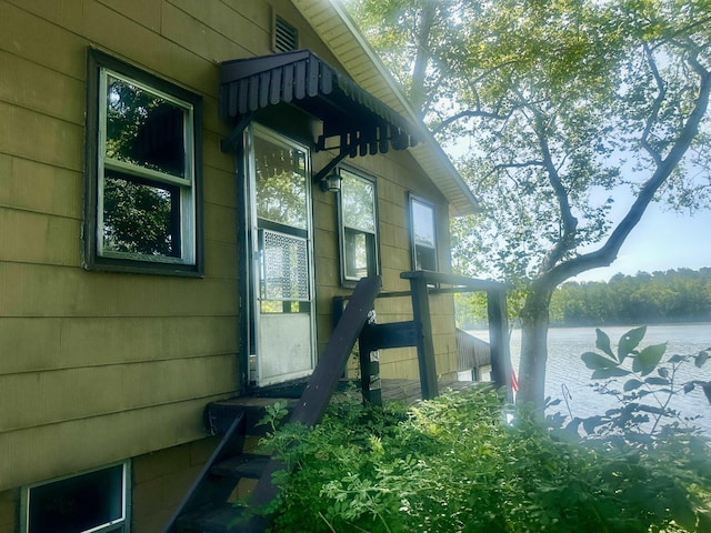 1995 S 445 E, Royer Lake, Lagrange, IN 46761 - view of side of property with a water view