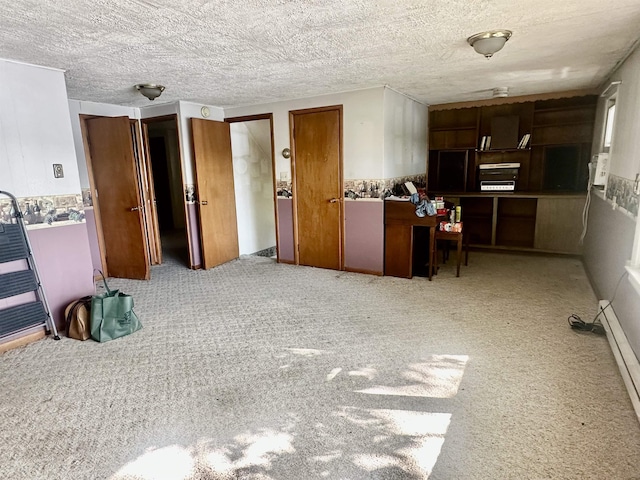 1995 S 445 E, Royer Lake, Lagrange, IN 46761 - kitchen with carpet floors and a textured ceiling
