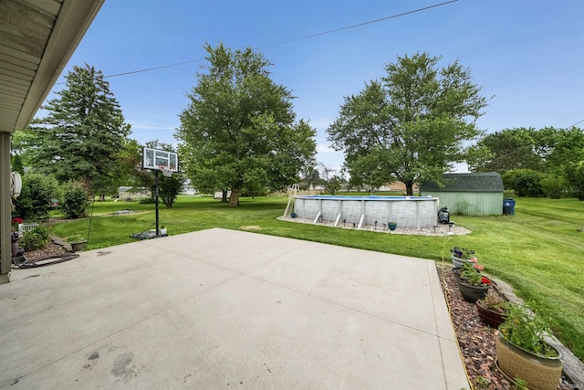 1545 Werling Rd, New Haven, IN 46774 - view of patio with an outdoor pool