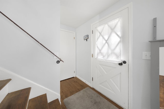 1545 Werling Rd, New Haven, IN 46774 - foyer featuring stairway and wood finished floors
