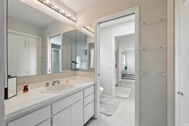18 Ems T13E Ln, Leesburg, IN 46538 - bathroom with vanity and baseboard heating