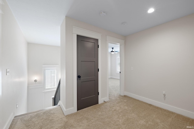 4685 N Triple Crown Dr, Bloomington, IN 47404 - carpeted spare room featuring recessed lighting and a smoke detector