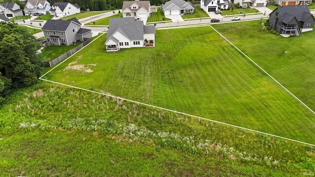4685 N Triple Crown Dr, Bloomington, IN 47404 - aerial view of residential area with property parcel outlined