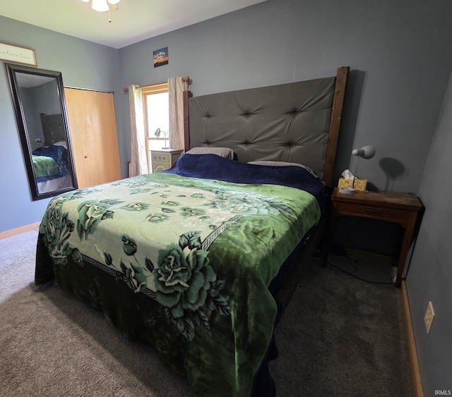 826 SE 2nd St, Washington, IN 47501 - bedroom featuring carpet and baseboards
