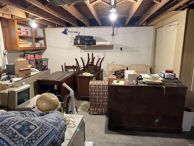 100 S Fairlawn Ave, Evansville, IN 47714 - view of unfinished basement