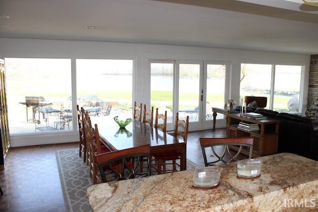 5933 Hoagland Rd, Hoagland, IN 46745 - dining area featuring french doors