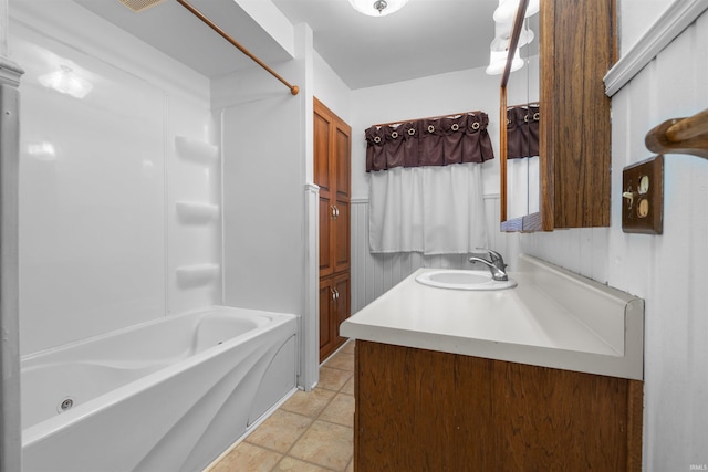 501 N Van Buren St, Auburn, IN 46706 - full bathroom featuring vanity and shower / bath combination