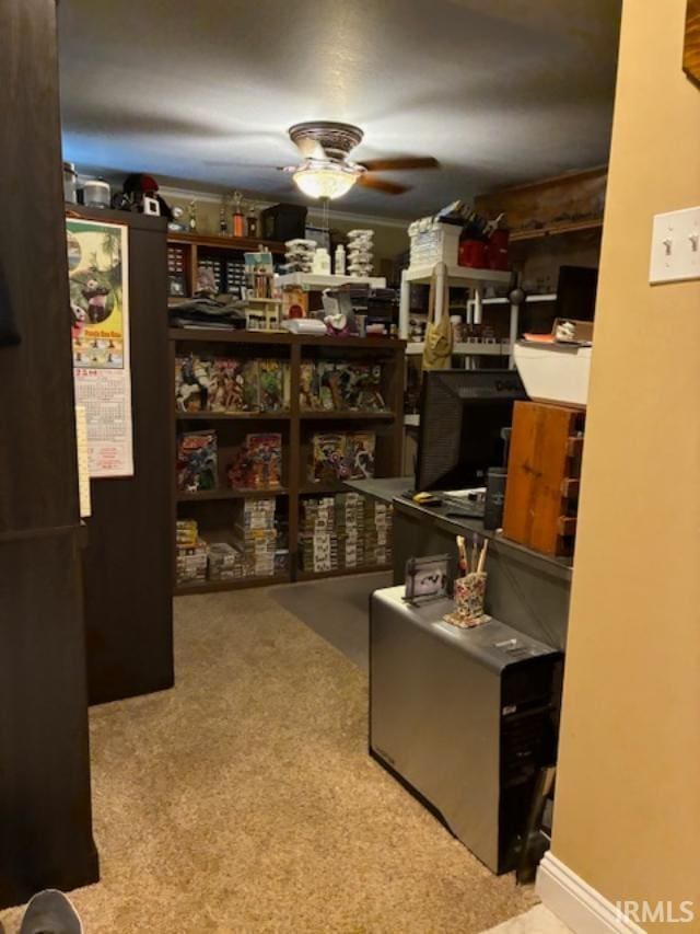 1814 W Kem Rd, Marion, IN 46952 - storage featuring a ceiling fan