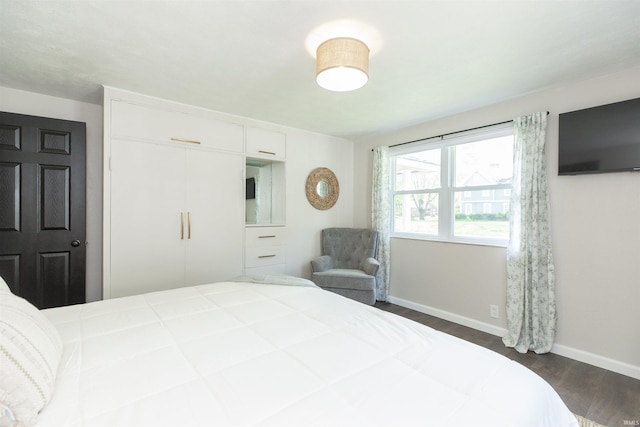 1621 E Madison St, South Bend, IN 46617 - bedroom featuring dark wood finished floors and a closet