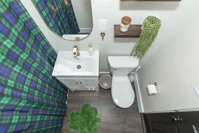 1621 E Madison St, South Bend, IN 46617 - bathroom with wood finished floors and vanity