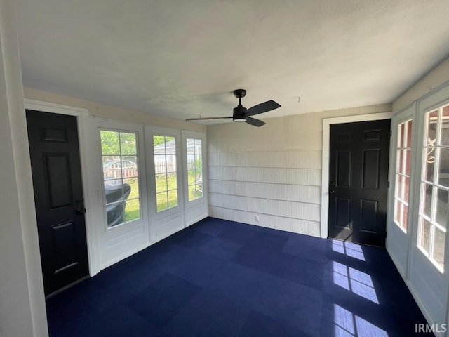 1621 E Madison St, South Bend, IN 46617 - unfurnished sunroom featuring french doors