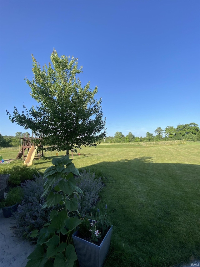 17030 Hand Rd, Huntertown, IN 46748 - view of grassy yard featuring a playground