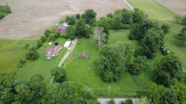 7916 S Grant City Rd, Knightstown, IN 46148 - aerial view of property's location featuring rural landscape