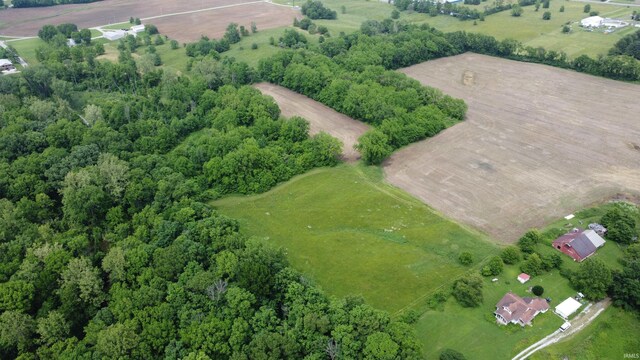 7916 S Grant City Rd, Knightstown, IN 46148 - aerial view of property's location with rural landscape