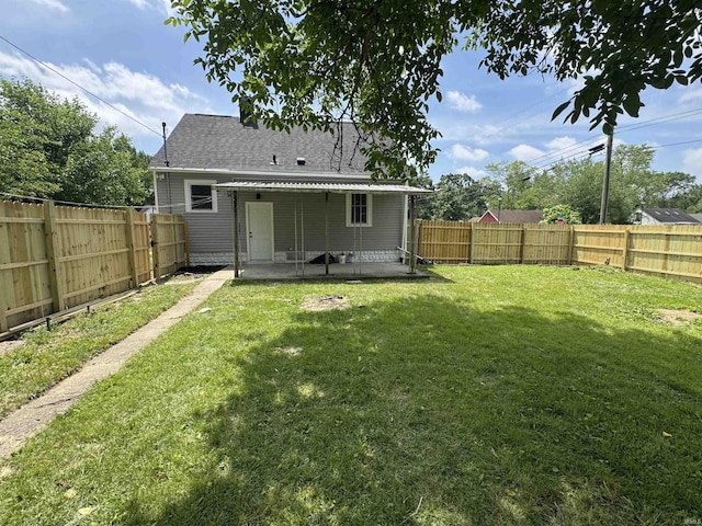 118 Burns Blvd, Fort Wayne, IN 46807 - rear view of house featuring a patio and a fenced backyard