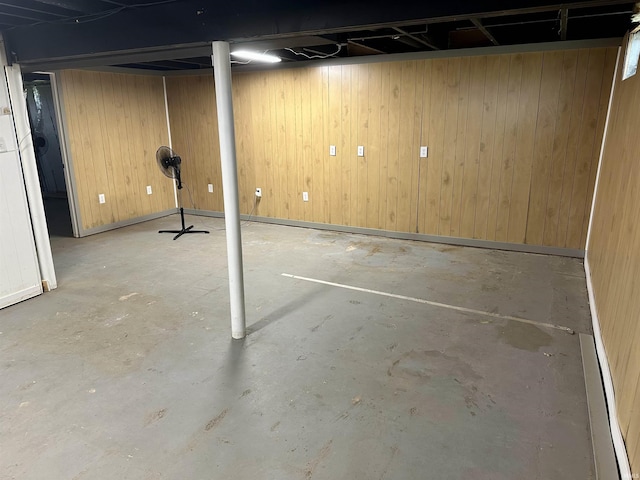 2407 Sherborne Blvd, Fort Wayne, IN 46805 - finished below grade area featuring wooden walls