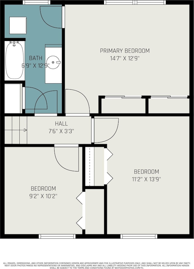 1822 Sherman Ave, South Bend, IN 46616 - view of home floor plan