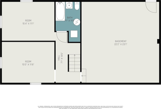 1822 Sherman Ave, South Bend, IN 46616 - view of floor plan / room layout
