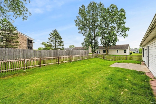 8620 Shearwater Pass, Fort Wayne, IN 46825 - fenced backyard with a patio