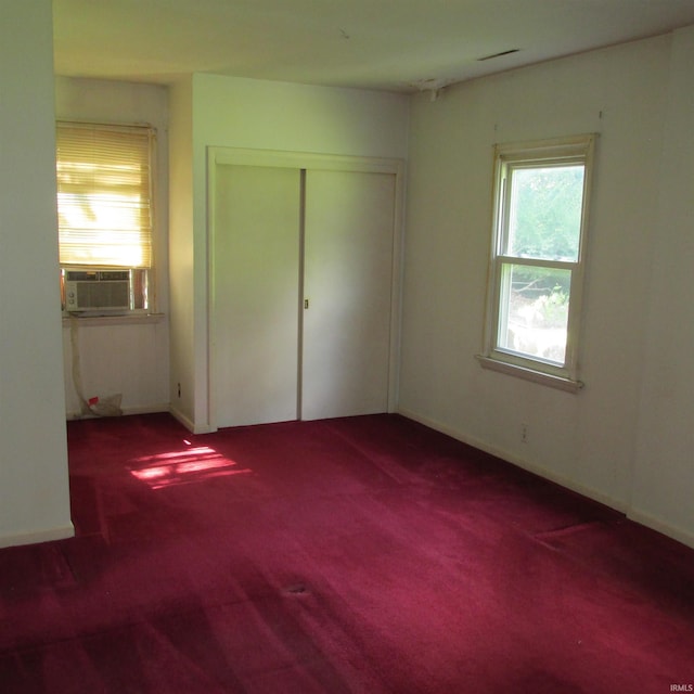 9219 N 100 W, West Lafayette, IN 47906 - unfurnished bedroom with cooling unit, carpet, and a closet