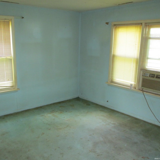 9219 N 100 W, West Lafayette, IN 47906 - carpeted spare room with cooling unit