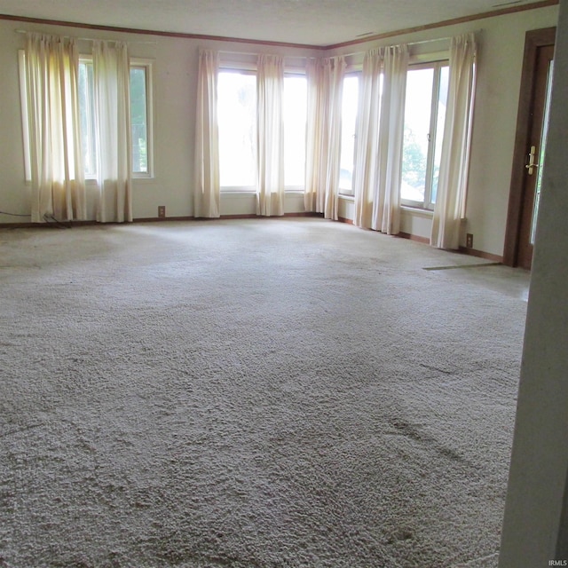 9219 N 100 W, West Lafayette, IN 47906 - unfurnished room featuring carpet flooring and crown molding