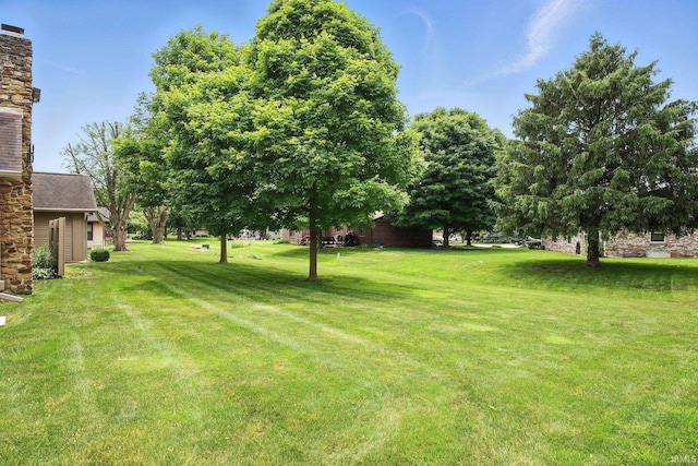 708 Forest Dr, Frankfort, IN 46041 - view of green lawn
