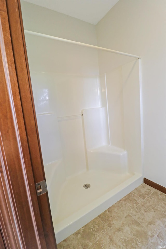 9932 N Meridian Line Rd, West Lafayette, IN 47906 - full bathroom with a shower and baseboards