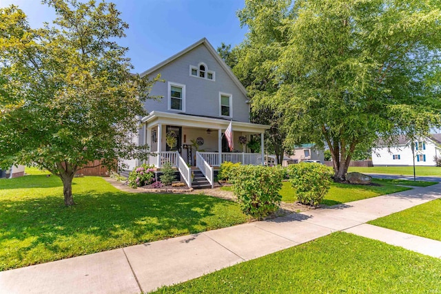 650 Main St, Rockport, IN 47635 - view of front facade featuring a porch and a front lawn