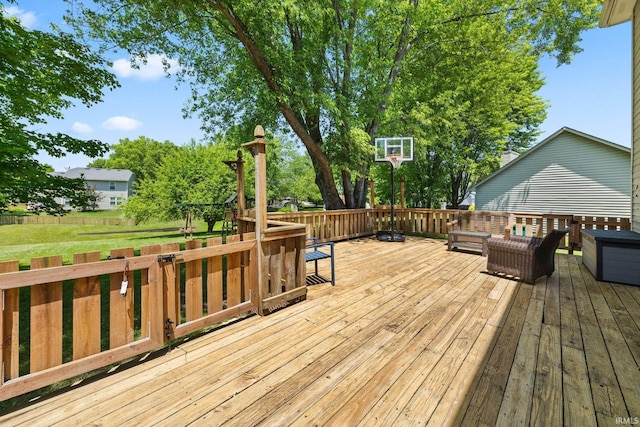 210 N Brookfield Dr, Lafayette, IN 47905 - view of wooden deck