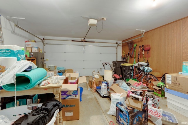 9502 Sail Wind Dr, Fort Wayne, IN 46804 - garage featuring a garage door opener