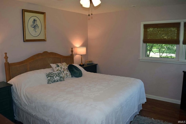2020 N Red Bank Rd, Evansville, IN 47720 - bedroom with wood finished floors and baseboards