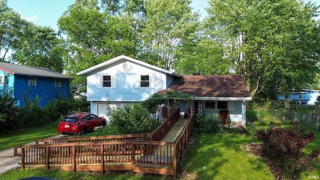 4409 Austin Dr, Fort Wayne, IN 46806 - view of front facade featuring an attached garage