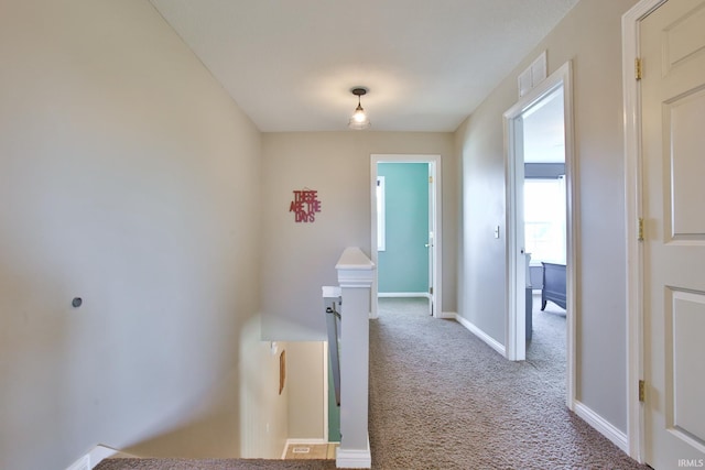 3517 Boulder Pass, Fort Wayne, IN 46818 - hall featuring an upstairs landing and carpet floors