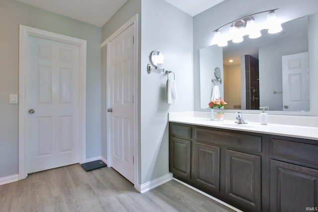 3517 Boulder Pass, Fort Wayne, IN 46818 - full bathroom featuring vanity and wood finished floors