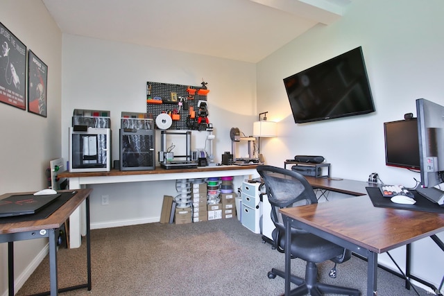 3517 Boulder Pass, Fort Wayne, IN 46818 - carpeted office featuring baseboards