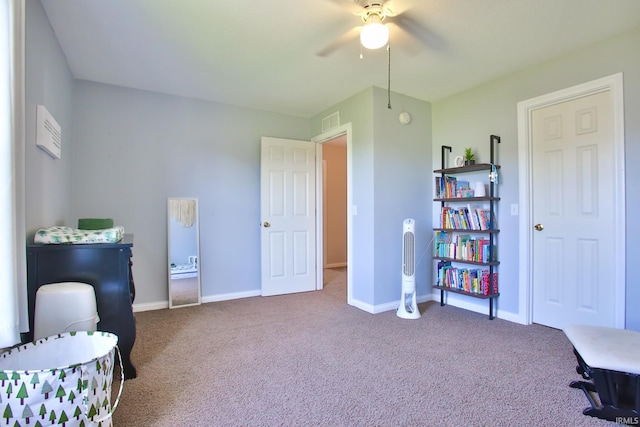 3517 Boulder Pass, Fort Wayne, IN 46818 - office space featuring a ceiling fan and carpet flooring