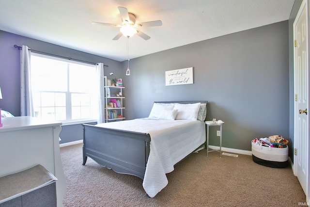 3517 Boulder Pass, Fort Wayne, IN 46818 - bedroom featuring carpet floors and ceiling fan